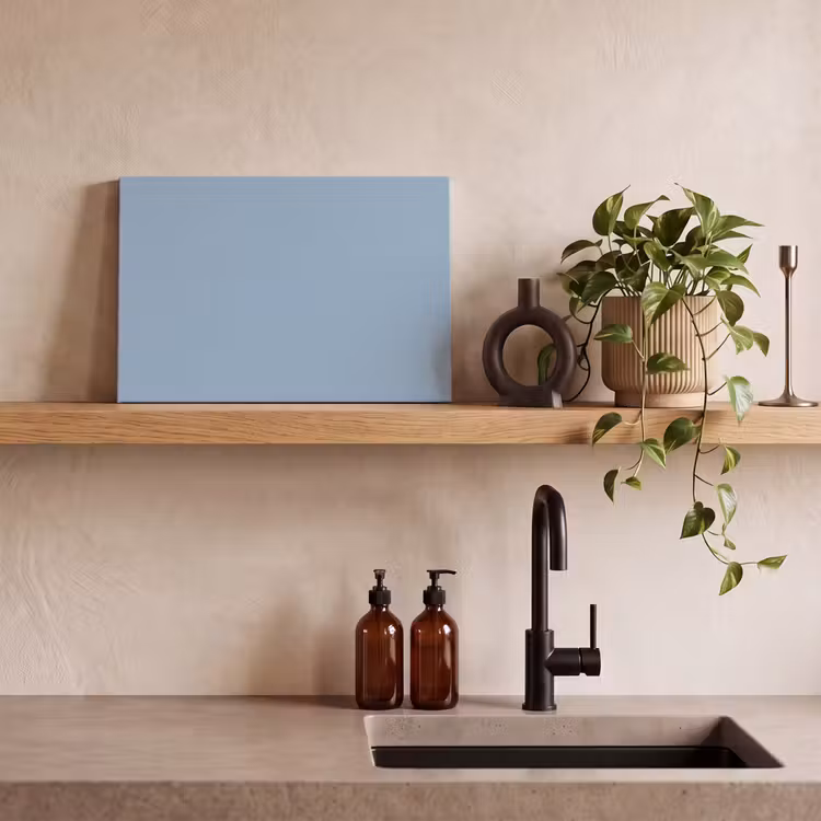 Canvas schilderij - Dusty - Denim - Blauw — 2