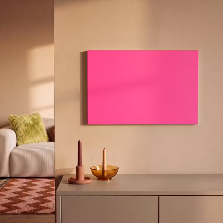 Canvas schilderij - Electric - Magenta - Roze — 1