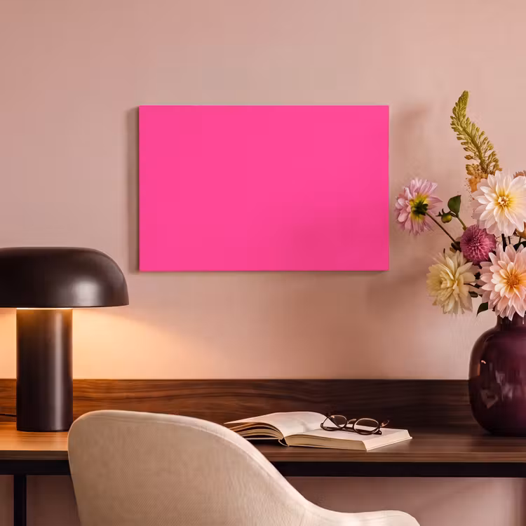 Canvas schilderij - Electric - Magenta - Roze — 3