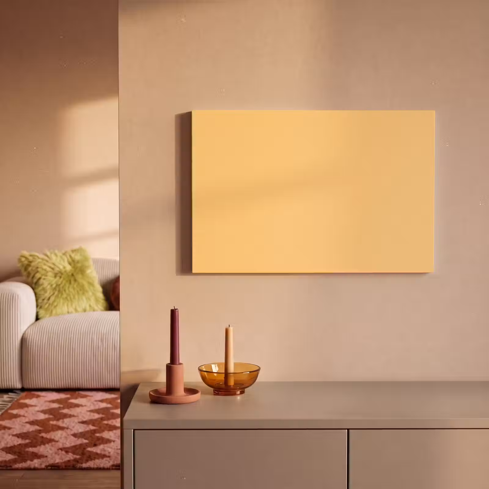 Canvas schilderij - Apricot - Ice - Oranje — 1
