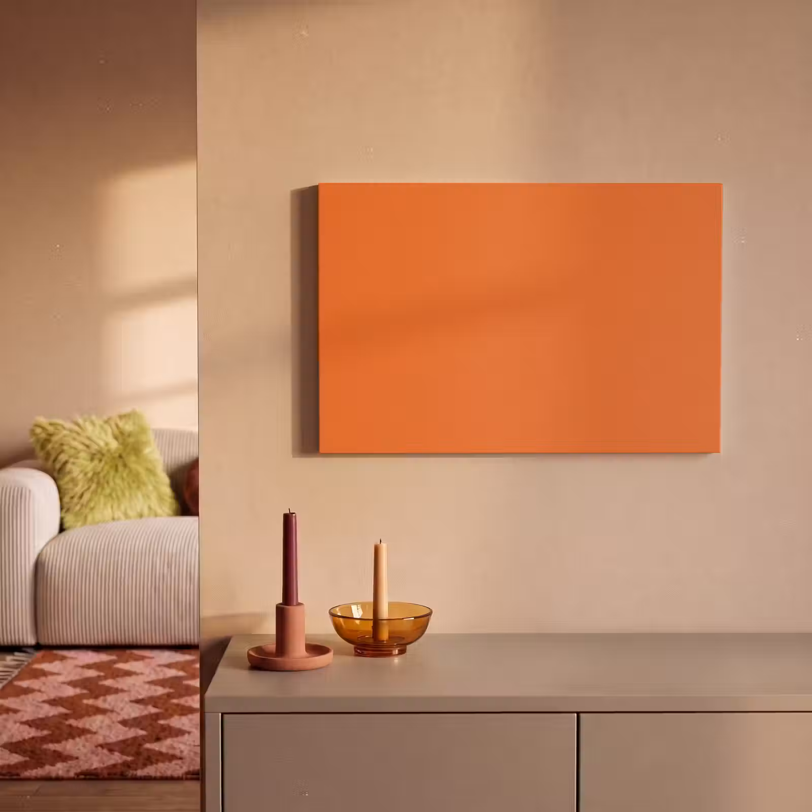 Canvas schilderij - Burnt - Sienna - Oranje — 1