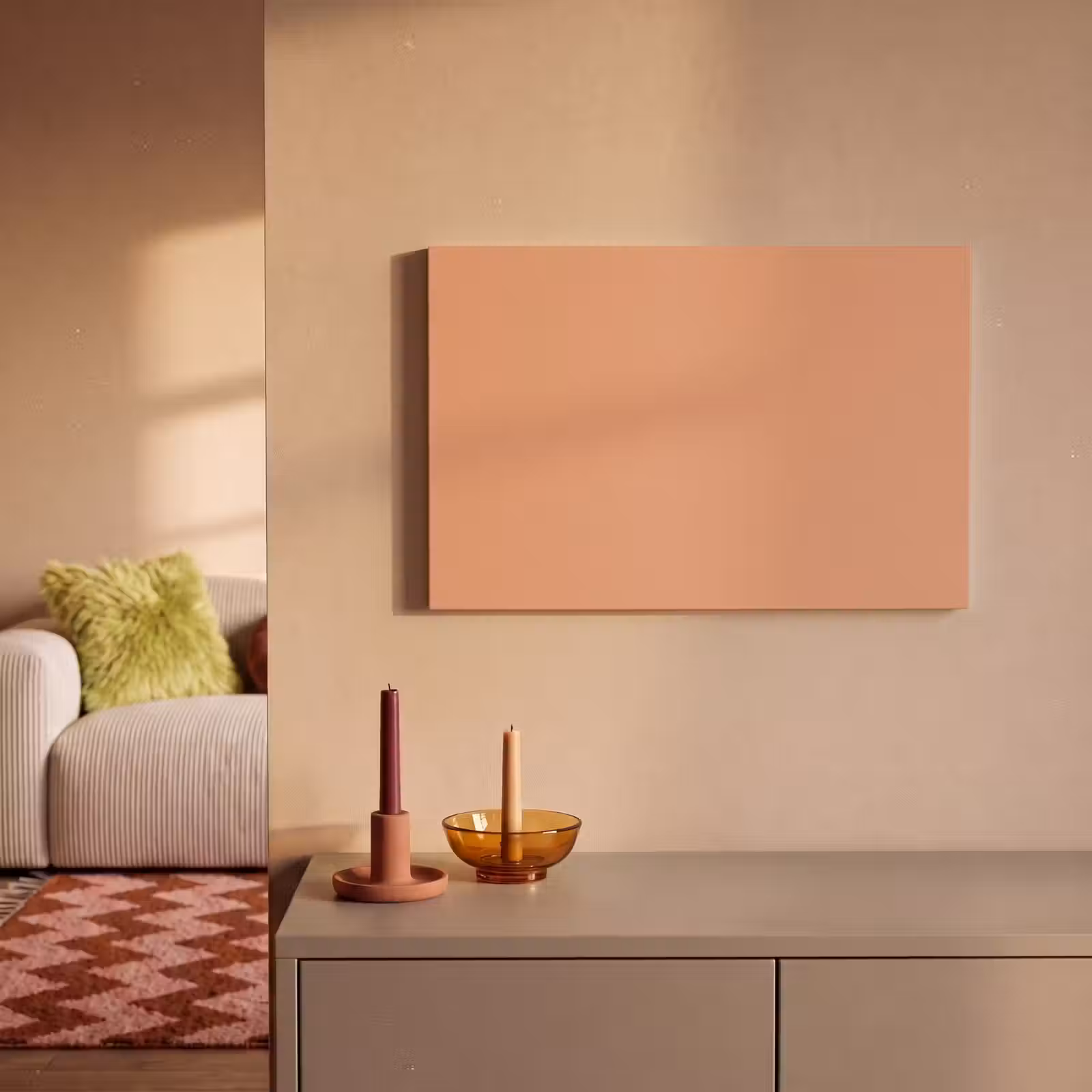 Canvas schilderij - Desert - Coral - Koraal — 1