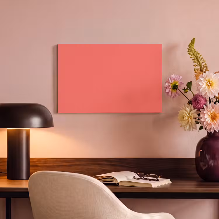 Canvas schilderij - Coral - Punch - Koraal — 3