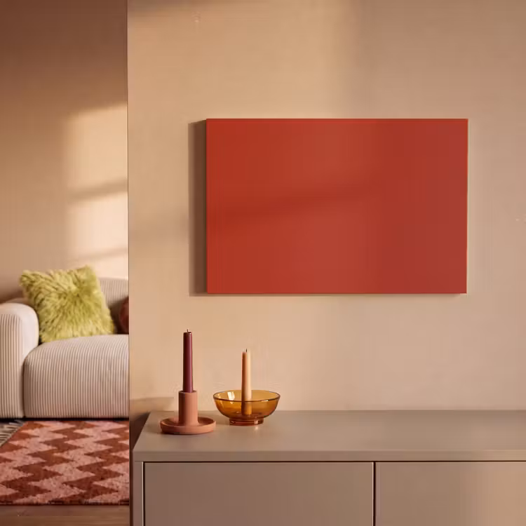 Canvas schilderij - Deep - Crimson - Rood — 1