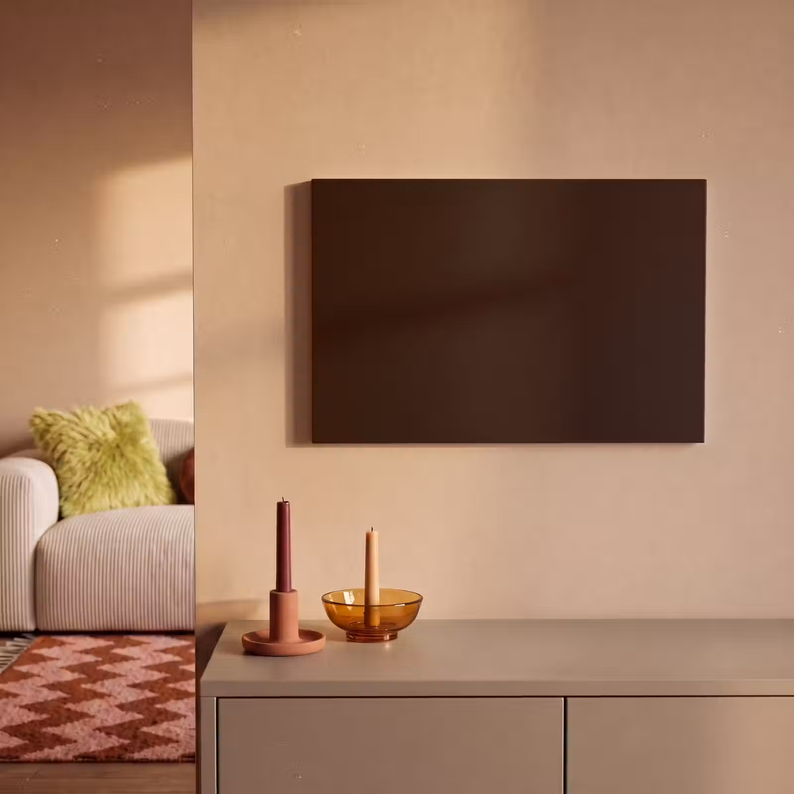 Canvas schilderij - Deep - Obsidian - Bruin — 1