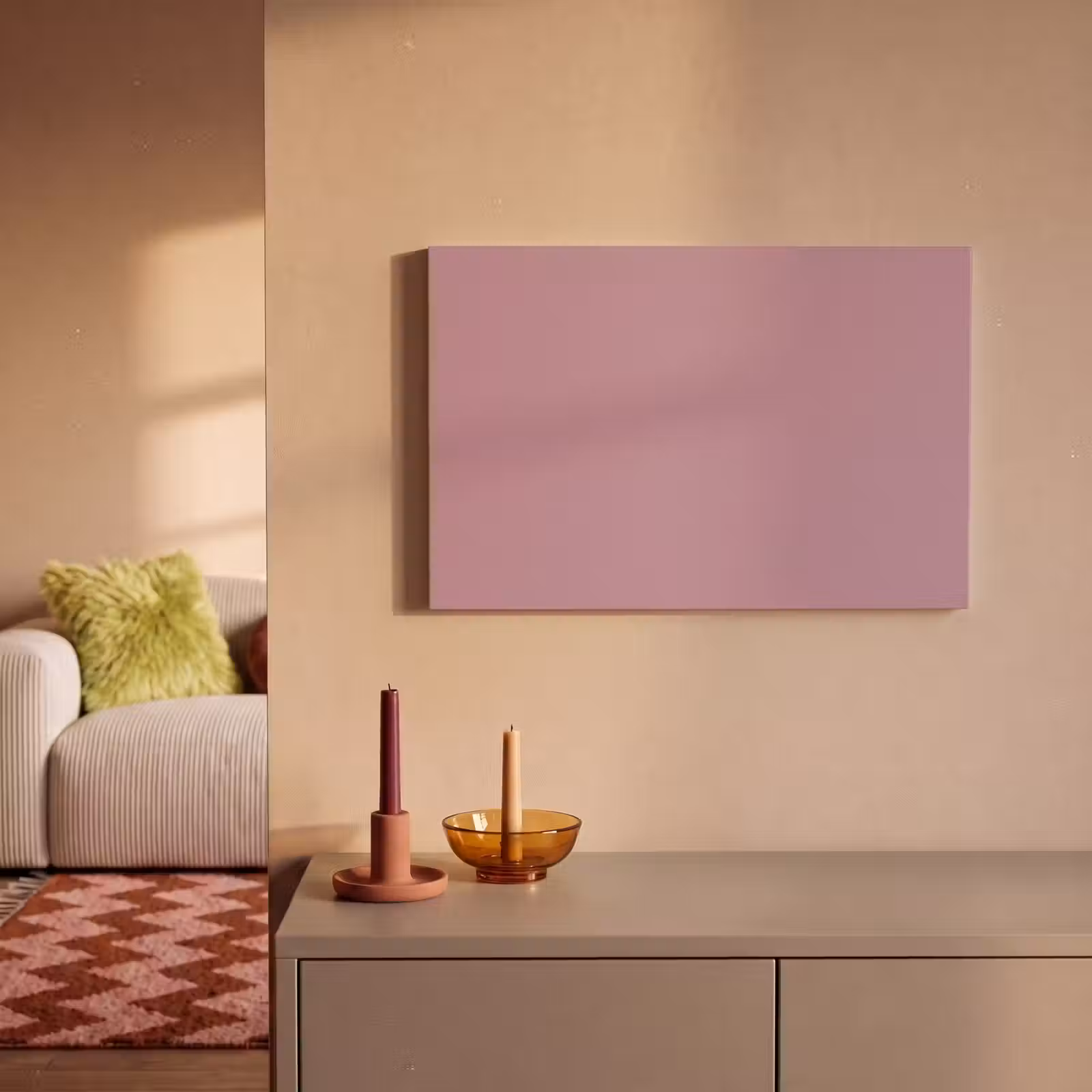Canvas schilderij - Dusty - Mauve - Paars — 1