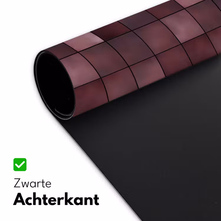 Bureau onderlegger - Vierkant - Tegel - Patroon - Paars — 5