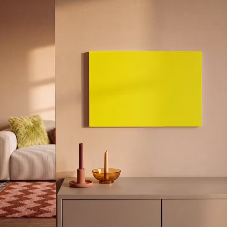 Canvas schilderij - Bright - Canary - Geel — 1