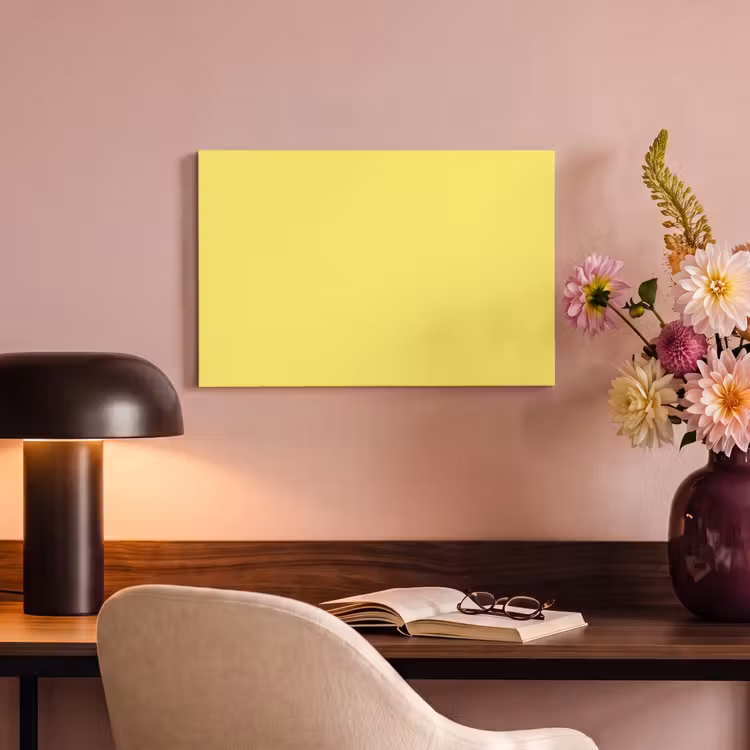 Canvas schilderij - Buttery - Beige - Geel — 3
