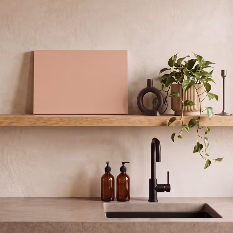 Canvas schilderij - Dusty - Rose - Roze — 2