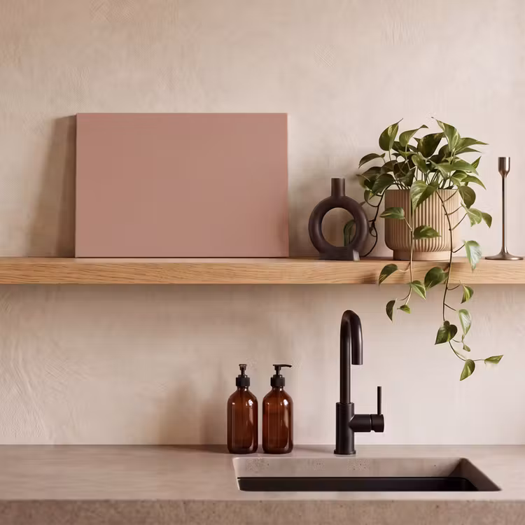 Canvas schilderij - Earthy - Blusher - Roze — 2