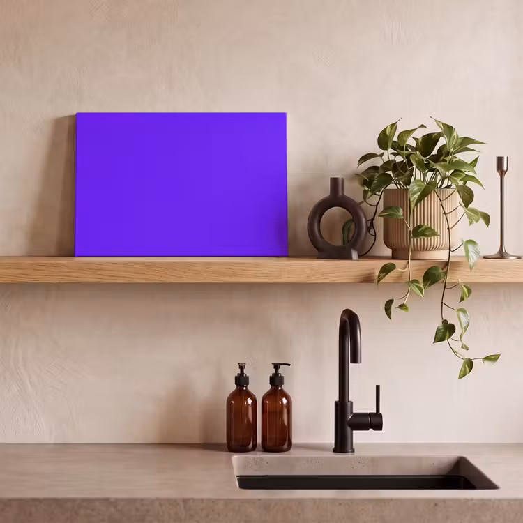 Canvas schilderij - Electric - Indigo - Paars — 2