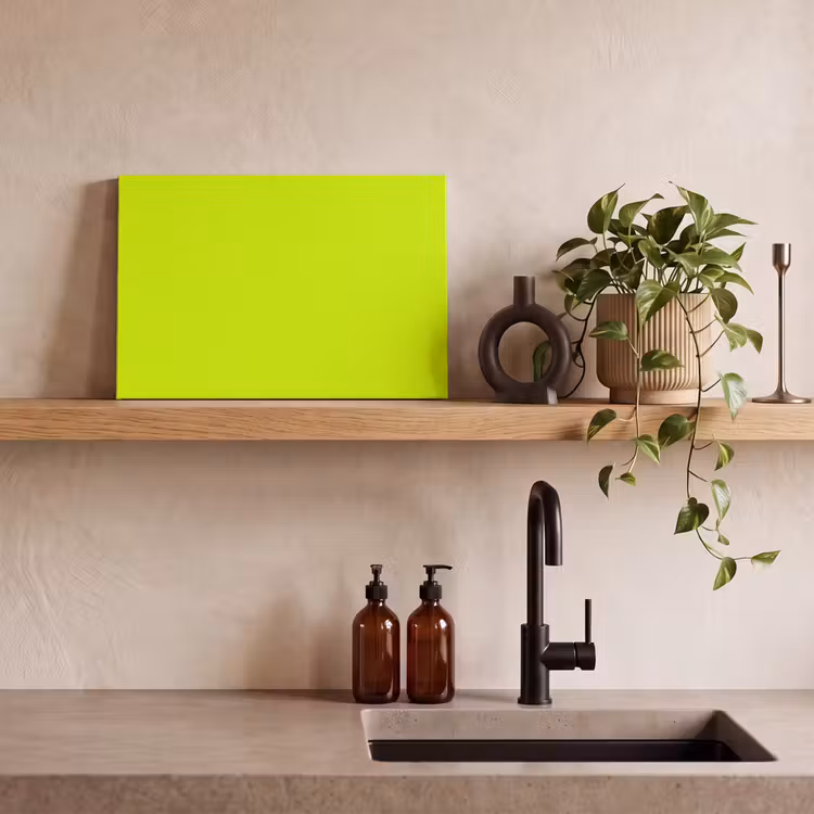 Canvas schilderij - Electric - Lemon - Geel — 2