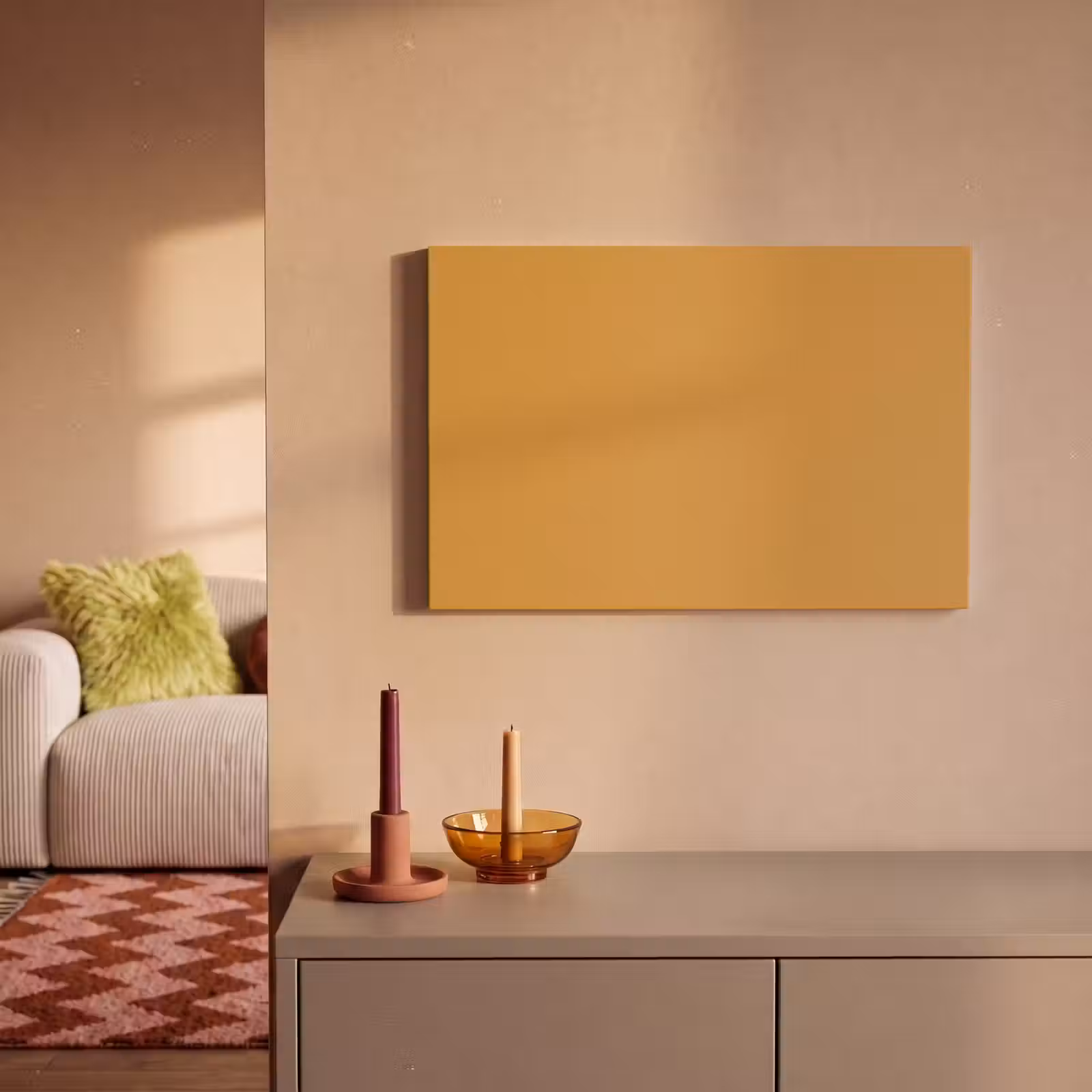 Canvas schilderij - Autumn - Mustard - Geel — 1