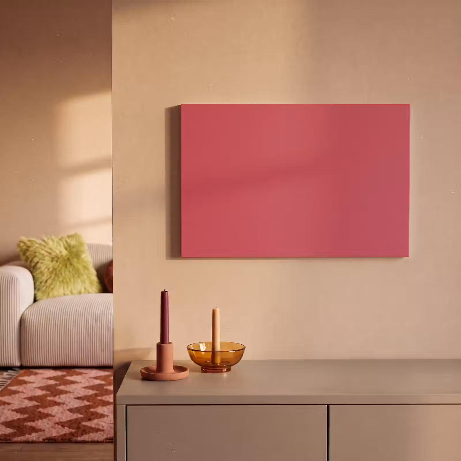 Canvas schilderij - Bold - Berry - Rood — 1