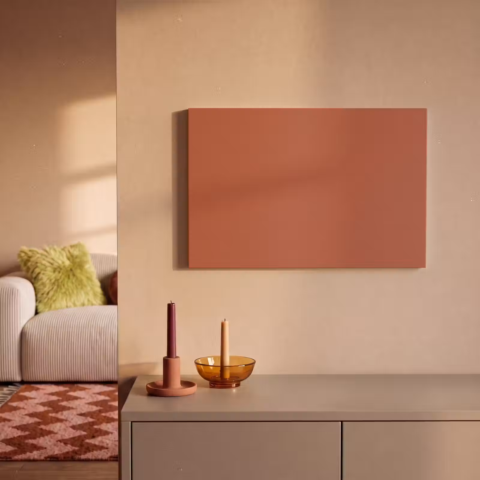 Canvas schilderij - Copperhead - Oranje - Bruin — 1