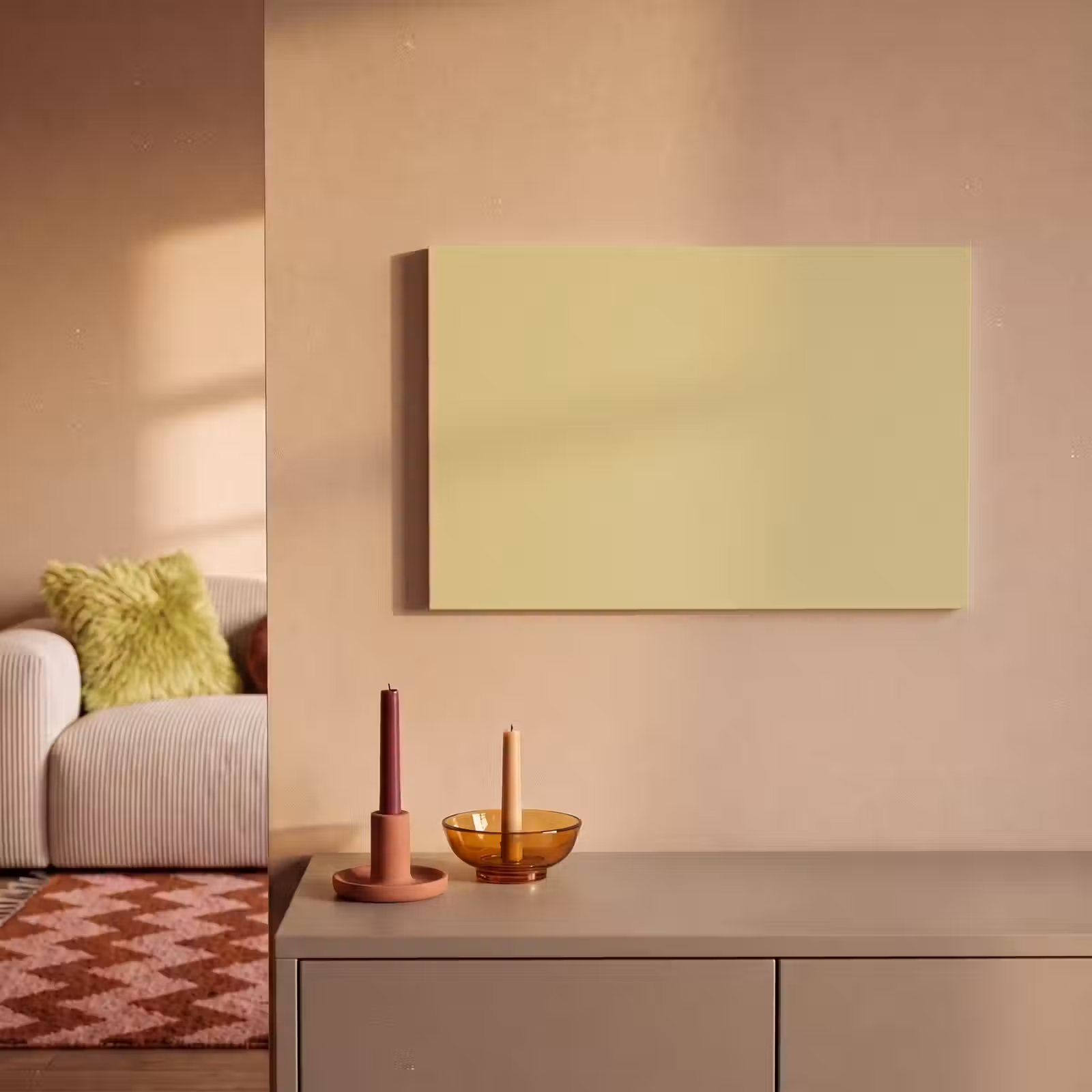 Canvas schilderij - Golden - Clover - Geel — 1