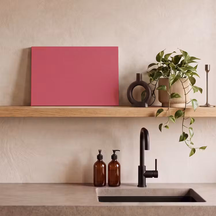 Canvas schilderij - Bold - Berry - Rood — 2