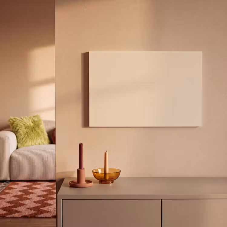 Canvas schilderij - Cream - Nude - Neutraal — 1
