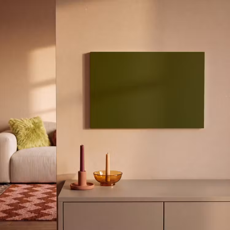 Canvas schilderij - Dark - Olive - Groen — 1
