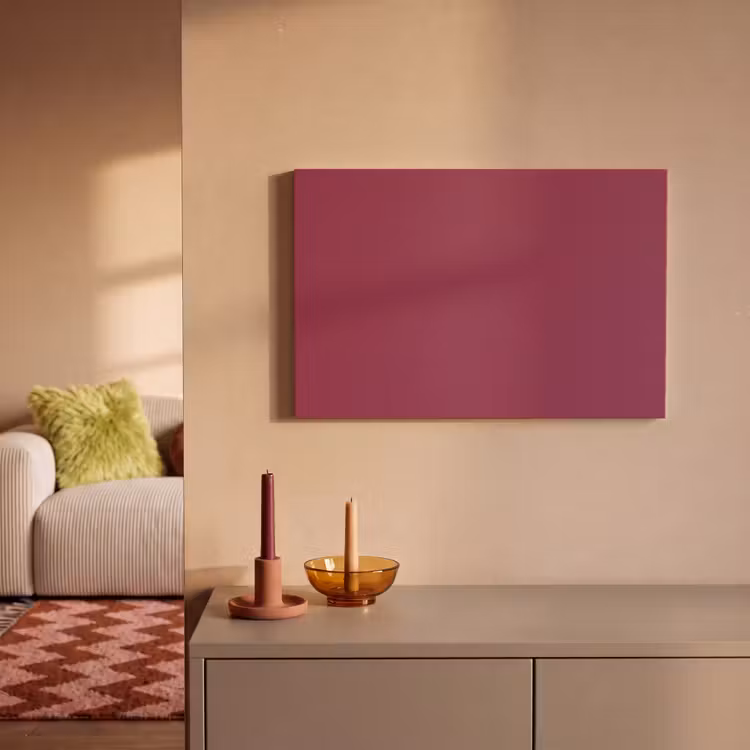 Canvas schilderij - Deep - Rasberry - Rood — 1
