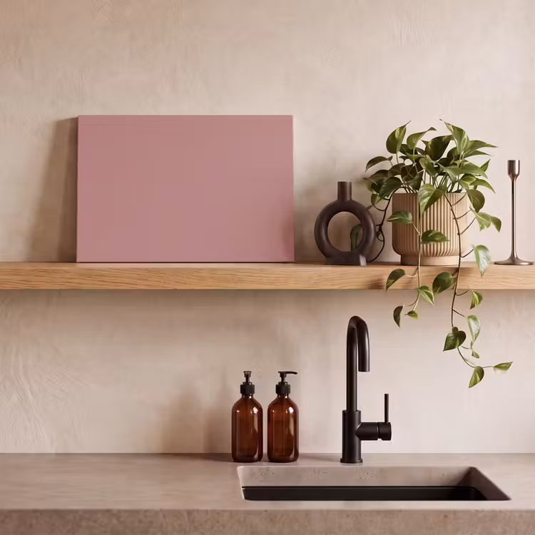 Canvas schilderij - Dusty - Rose - Roze — 2