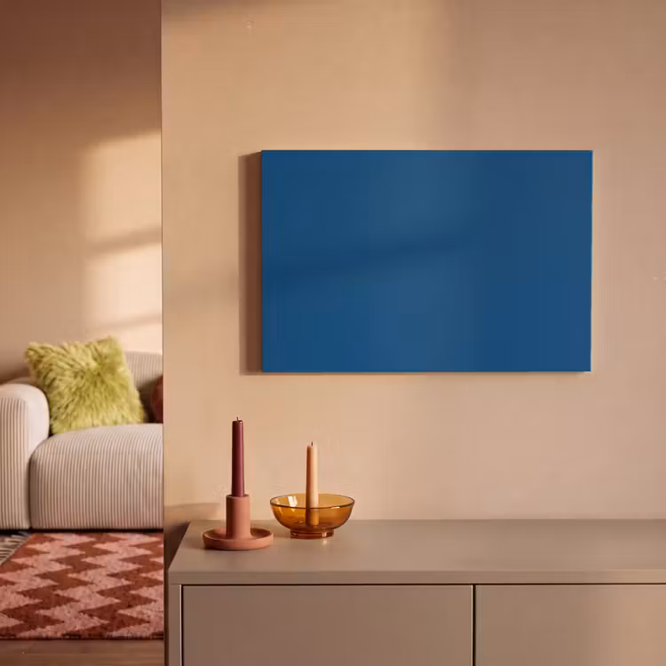Canvas schilderij - Free - Groove - Blauw — 1