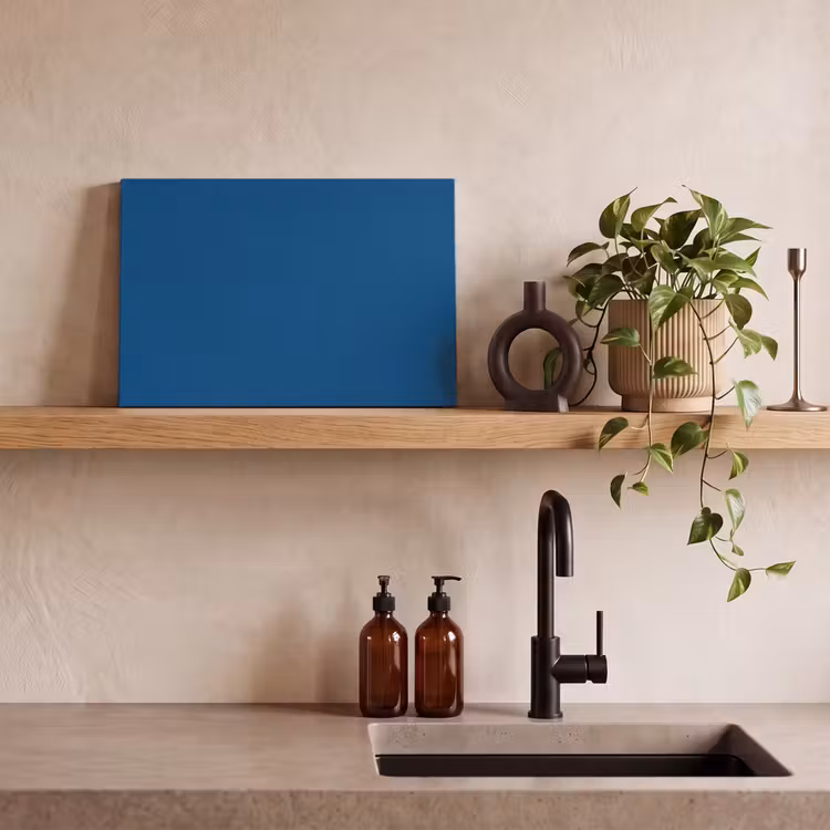 Canvas schilderij - Free - Groove - Blauw — 2