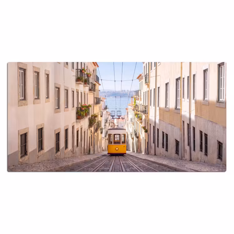 Bureau onderlegger - Tram - Straat - Stad - Architectuur - Geel — 2