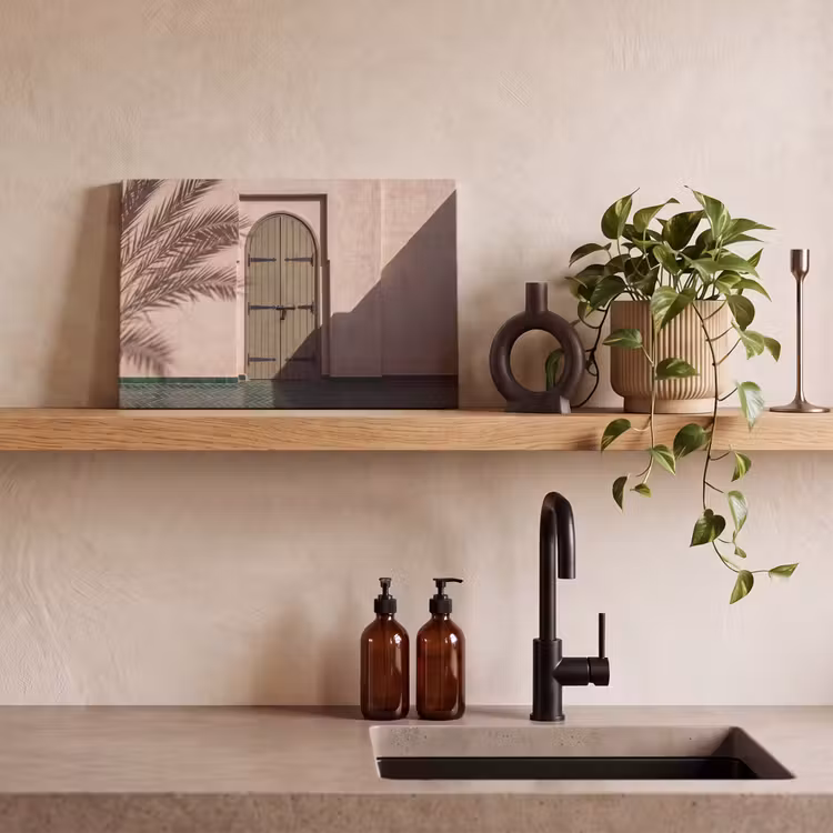 Canvas schilderij - Deur - Hout - Architectuur - Groen - Rustiek — 2