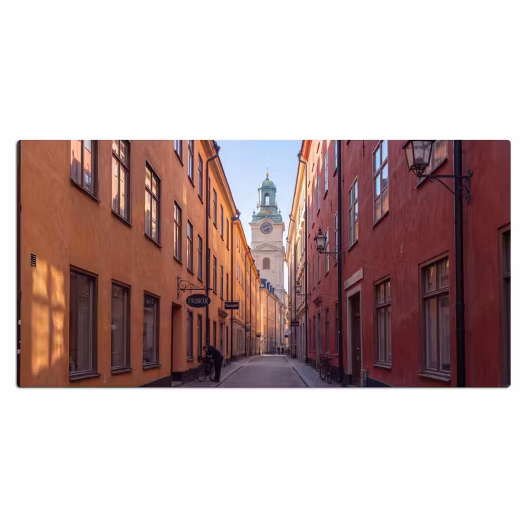 Bureau onderlegger - Straat - Klokkentoren - Stad - Architectuur - Historisch — 2