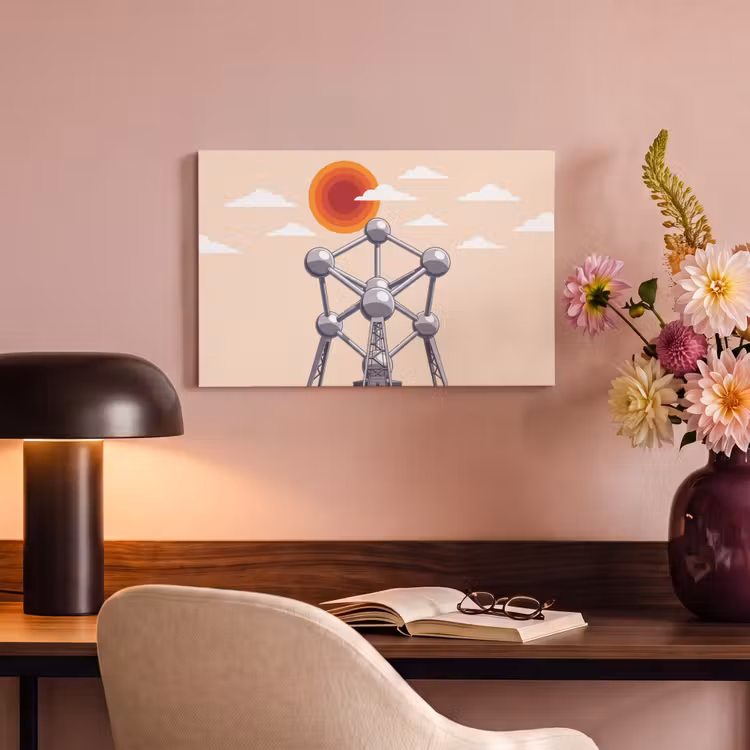 Canvas schilderij - Architectuur - Geometrie - Stad - Modern - Grijs — 3