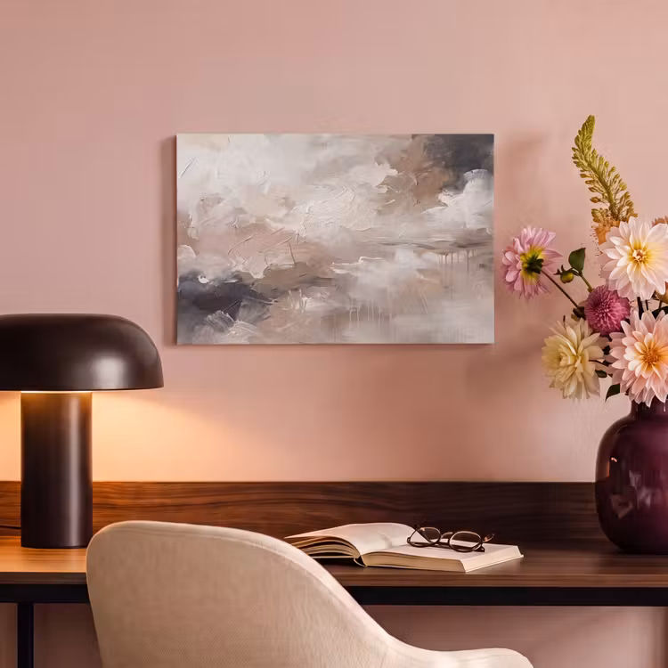 Canvas schilderij - Abstract - Textuur - Kunst - Modern - Beige — 3