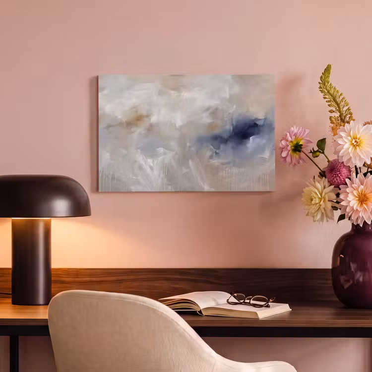 Canvas schilderij - Abstract - Wolken - Sfeer - Modern - Beige — 3