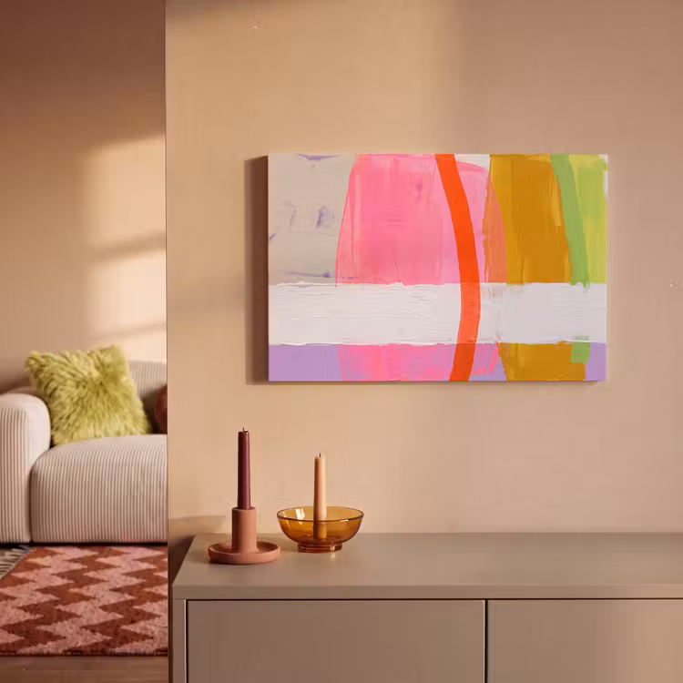 Canvas schilderij - Abstract - Kleurrijk - Vormen - Modern - Kunst — 1