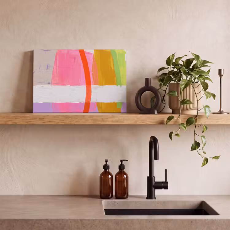 Canvas schilderij - Abstract - Kleurrijk - Vormen - Modern - Kunst — 2