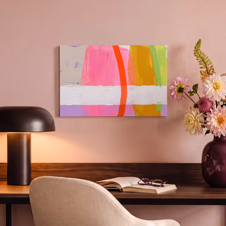 Canvas schilderij - Abstract - Kleurrijk - Vormen - Modern - Kunst — 3