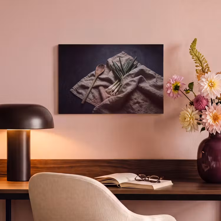 Canvas schilderij - Eten - Lepel - Rustiek — 3