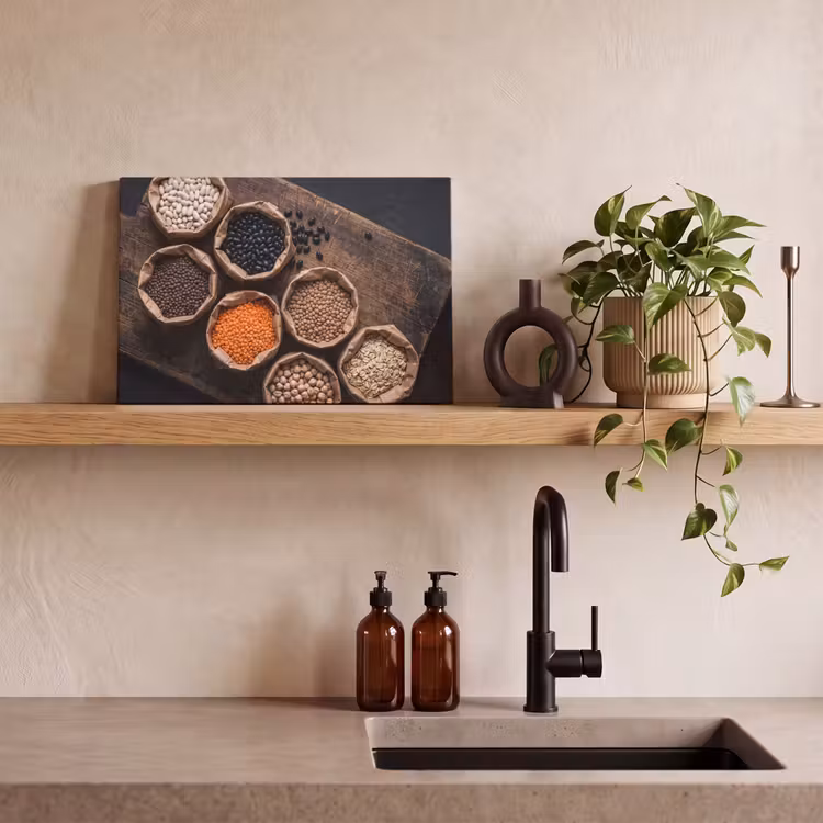 Canvas schilderij - Eten - Zakjes - Voeding — 2