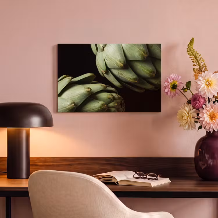 Canvas schilderij - Artisjok - Groen - Eten — 3