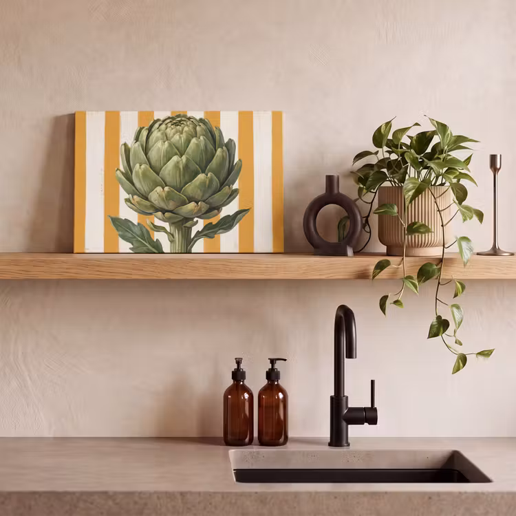 Canvas schilderij - Artisjok - Modern - Groente — 2