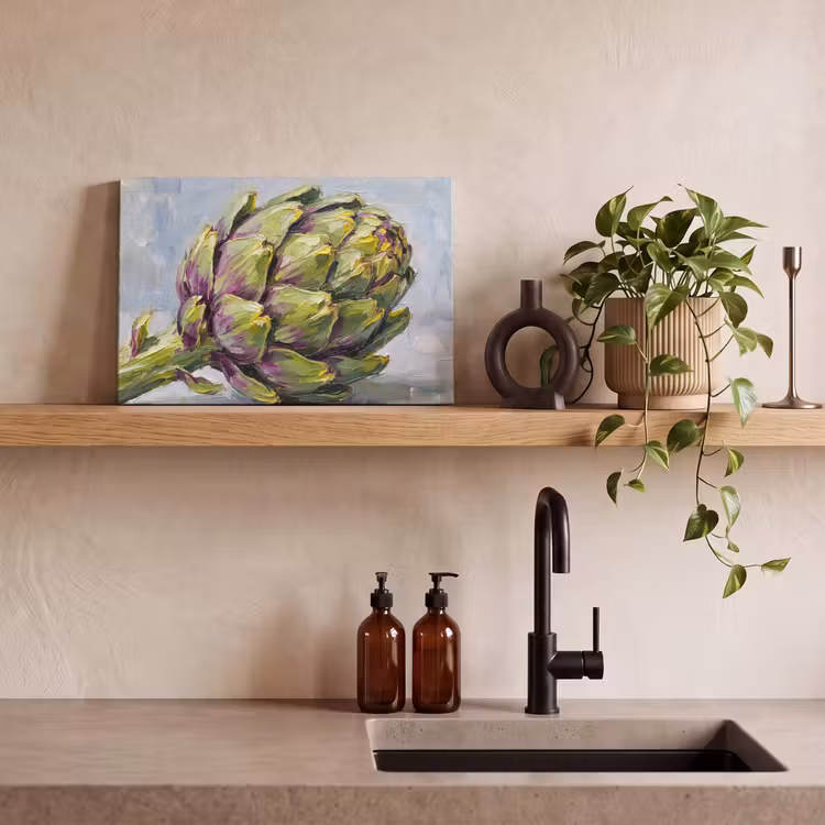 Canvas schilderij - Eten - Artisjok - Modern — 2