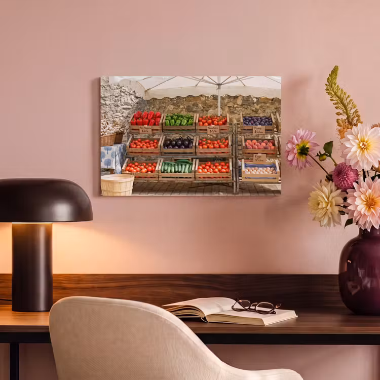 Canvas schilderij - Eten - Markt - Vers — 3
