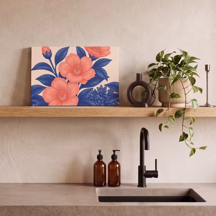 Canvas schilderij - Bloemen - Bladeren - Botanisch — 2