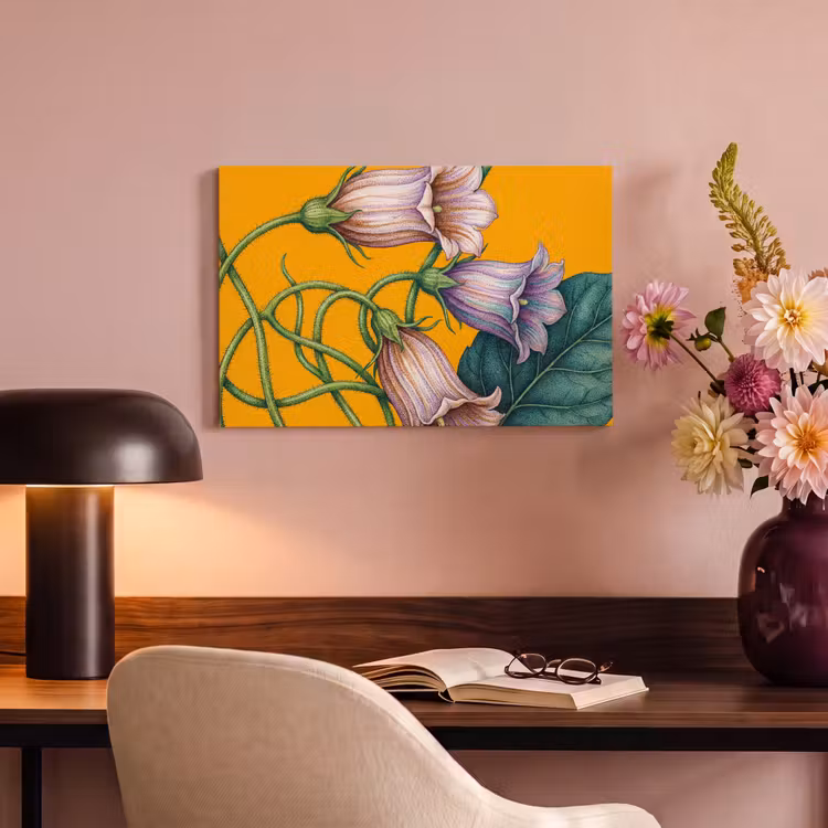 Canvas schilderij - Bloemen - Botanisch - Geel — 3