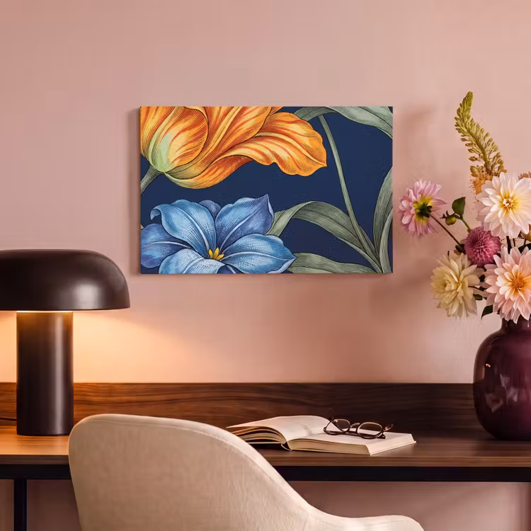 Canvas schilderij - Bloemen - Botanisch - Patroon — 3