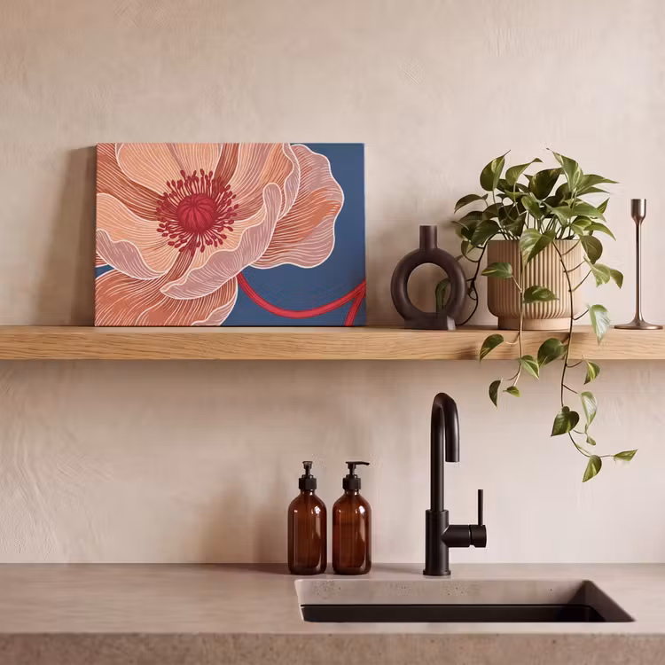 Canvas schilderij - Bloemen - Modern - Abstract — 2