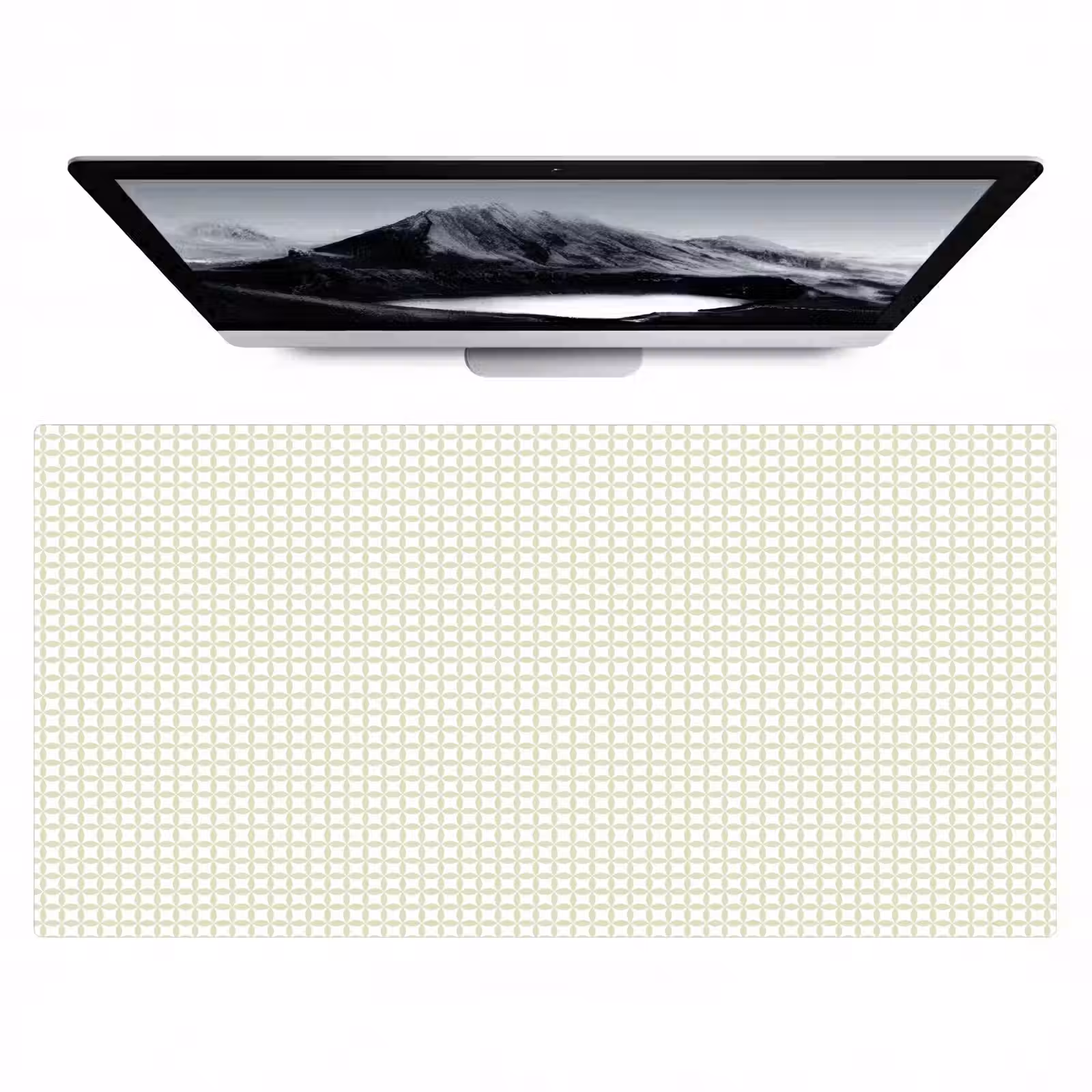 Bureau onderlegger - Saliegroen - Geometrisch - Cirkels - Patroon — 1