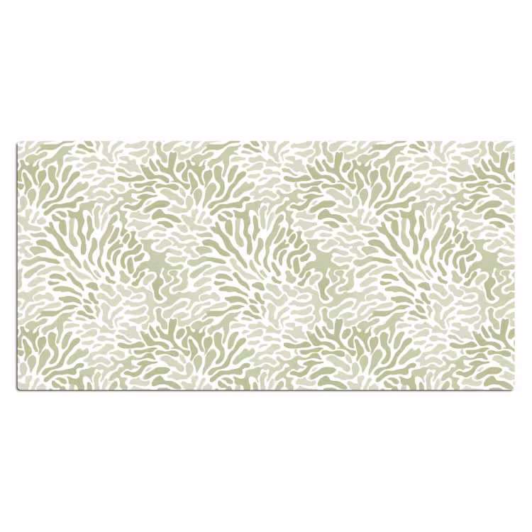 Bureau onderlegger - Saliegroen - Abstract - Organisch - Koraal - Patroon — 2