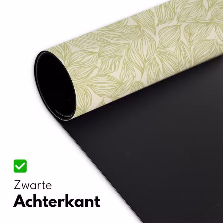 Bureau onderlegger - Saliegroen - Botanisch - Bladeren - Handgetekend - Patroon — 5